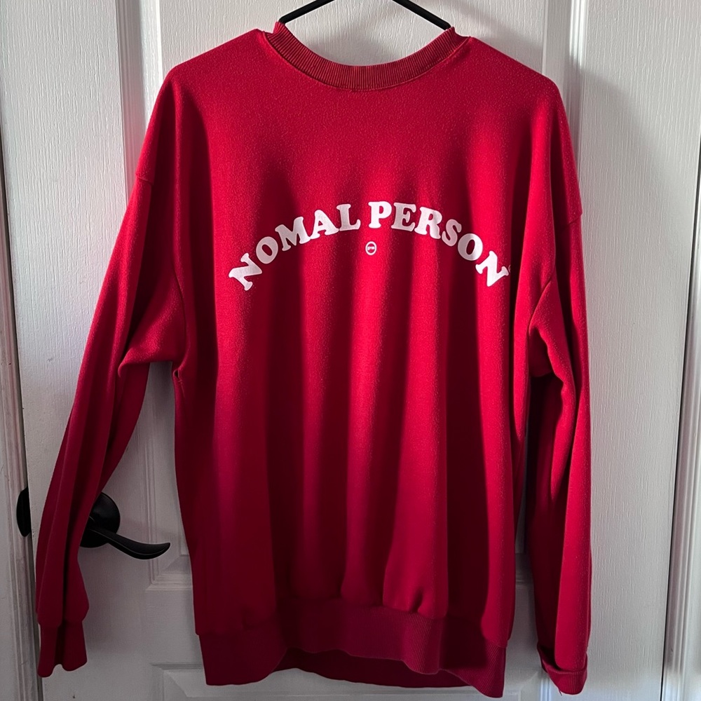 red sweater incorrect words